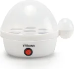 Kiau&scaron;inių virimo aparatas Tristar EK-3074 &ndash; 7 kiau&scaron;inių talpa, 350 W, skaidrus/baltas
