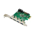 MicroConnect MC-USB3.0-F3B1 USB 3.0 PCIe kortelė, 3x i&scaron;oriniai + 1x vidinis, VL805