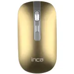 Inca IWM-531RS belaidė ir Bluetooth pelytė, 1600 DPI, įkraunama, tyli, Space Metallic