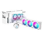 GIGABYTE AORUS WATERFORCE II 360 ICE AIO skystas au&scaron;intuvas CPU - 3x120mm ARGB ventiliatoriai, slydimo fiksavimo mechanizmas, DAISY-CHAIN, suderinamas su Intel LGA 1851 ir AMD AM5