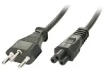 Lindy 30412 maitinimo laidas, juodas, 2 m, C5 mova