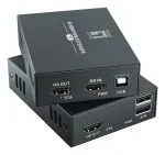 AV siųstuvas-imtuvas LEVELONE HVE-8111, 3840x2160, Cat6, USB-A/USB-B, DC 12V (2 vnt.)