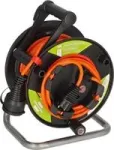 Prailginimo laido ritė Brennenstuhl 1148500 &mdash; 23 m, oranžinė, su apsauginiu ki&scaron;tuku