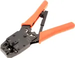 Kabelių užspaudimo replės S/CONN 73000-MPU juodos oranžinės 1 vnt.