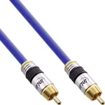 InLine Premium RCA vaizdo ir skaitmeninio garso kabelis RCA ki&scaron;tukas / ki&scaron;tukas, auksuoti kontaktai, 1 m