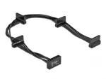 SATA maitinimo kabelis DeLOCK 60395 0,4 m SATA 15 kontaktų 4 x SATA 15 kontaktų Juodas