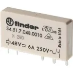 Finder PCB galios relė 24 VDC 170 mW (34.51.7.024.4010)