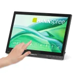 HANNspree HT165HPB 15.6 colio (39,6 cm) Full HD IPS LCD liečiamasis monitorius 1920&times;1080, 15 ms, VESA, garsiakalbiai, juodas