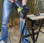 Kampinis &scaron;lifuoklis Ryobi RAG800-125G 800 W