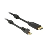 Vaizdo kabelio adapteris DeLOCK 83731 Mini DisplayPort į HDMI 3 m Juoda