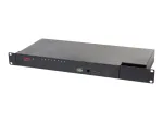 KVM jungiklis APC KVM0108A, 8 prievadų PS/2 VGA, 1U stovas, 1600x1200, juodas