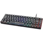 GAMIAC TKL69G SF žaidimų klaviatūra, Kailh Blue jungikliai - juoda/pilka