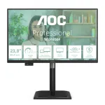 AOC 24P4CV monitor kompiuteriui 60,5 cm (23,8 col.) 1920 x 1080 pikselių Full HD LED juodas