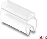 Delock Kabelmarkierer f&uuml;r Kabeldurchmesser 4 - 7 mm 50 St&uuml;ck transparent (80951)