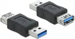 Lyties keitiklis DeLOCK 66497 USB 3.0 juodas
