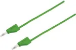 VOLTCRAFT matavimo laidas [Ki&scaron;tukas 4 mm &ndash; Ki&scaron;tukas 4 mm] 1,5 m Žalias MSB-300 (MSB-300-1.5-GR)
