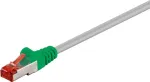 Wentronic goobay kryžminis kabelis RJ-45 (M) į RJ-45 (M) 7,5 m SFTP PiMF CAT 6 liejiniai apsaugoti nuo užkabinimo pilkai žalia (33280)