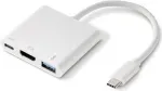 Renkforce RF-4366444 USB 3.2 Gen 1 (3.1 Gen 1) Type-C sąsajų &scaron;akotuvas baltas (RF-4366444)