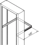Schroff Kabelabfangschiene 483L (20118460)