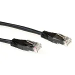 ACT IB3502 Cat6a U/UTP tinklo kabelis, 2 m, juodas