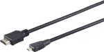 HDMI laidas S/CONN Micro-HDMI 1 m
