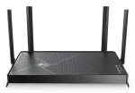 Stalinis mar&scaron;rutizatorius TP-Link EB210 Pro &mdash; Dviejų juostų 2,4/5 GHz, Wi‑Fi 7 (802.11be), 2,5 Gigabit Ethernet, 5 LAN prievadai, USB, Juoda