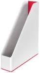Leitz Žurnalinė dėžutė WOW Dual Colour, raudona, balta, plastmasė, A4, 73 mm, 318 mm, 272 mm