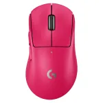 Pelė Logitech G 910-007374 de&scaron;inei rankai RF belaidė optinė 44 000 DPI 1 ms 5 mygtukai violetinė