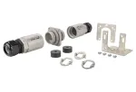 METZ CONNECT MCO 14040010-E IP69K lauko apsauginio korpuso rinkinys su tvirtinimo laikikliu