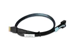 Icy Dock MB403L-B SlimSAS 4i į MCIO 4i kabelis, PCIe 4.0, 0,5 m