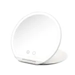 Girmi BE03 Make-up Mirror su LED ap&scaron;vietimu, 1x/5x didinimas, chromuota apdaila