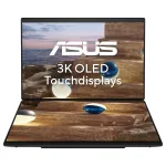 Ne&scaron;iojamasis kompiuteris ASUS Zenbook Duo 14 UX8407AA-SN469X, du 14 colių WQXGA+ OLED ekranai (vienas jutiklinis), 144 Hz, Intel Core Ultra 9 386H, 32 GB RAM, 1 TB SSD, Wi-Fi 7, 2x Thunderbolt 4, Windows 11 Pro, voki&scaron;ka klaviatūra