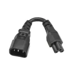 Eaton Tripp Lite Series maitinimo laidas - IEC C14 &rarr; IEC C5 - 0,15 m - juodas