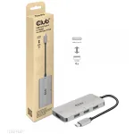CLUB3D 4 prievadų USB-A &scaron;akotuvas USB-C &ndash; 10Gbps spartus duomenų perdavimas