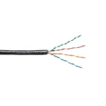 EMITER EmiterNet Outdoor UTP Cat5e kabelis PVC+PE vientina varis 4x2x0,5mm juodas