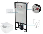 DEANTE 6-in-1 paslėptas tualeto komplektas