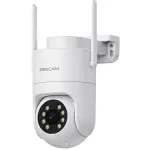 Foscam PD8 belaidė stebėjimo kamera balta 8MP (3840x2160), WiFi 6 Dual Band, milimetrinių bangų radaras, 360&deg; automatinis sekimas, Pan & Tilt