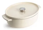 KitchenAid Ketaus tro&scaron;kintuvas su dangčiu 30 cm, ovalus, Almond Cream