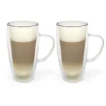 Bredemeijer Duos Dvigubo Sienelės Latte Macchiato Stiklinė 400ml - 2 vnt. rinkinys