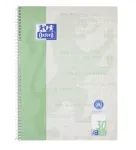 Oxford College Block A4+ 80 lapų 90 g/m&sup2; languotas mėlynas 4 skylutės