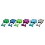 EFB Electronic Coupling SC-Duplex OM3 Plastic Aqua Housing