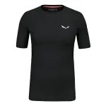 Salewa Cristallo Warm Merino Wool T-Shirt - Black Out, Size S