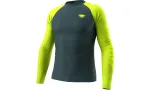 Salewa Dynafit Ultra S-Tech L/S Tee - Ultra Yellow, Size S/M