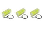 Kabelmeister Mini Spirit Level su raktų pakabuku &ndash; 3 vnt. rinkinys