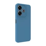 Connect &bdquo;Xiaomi Redmi Note 13 Pro Plus&ldquo; Premium kokybės mink&scaron;to prisilietimo silikoninis dėklas, vidurnakčio mėlyna