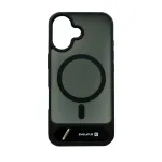 Evelatus Apple iPhone 17 Rubber Coated MagSafe With Stand Case Black