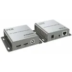 INCA KVM Extender HDTV-In/Out/Cat5e/6/USB-A 4K 60Hz Grey