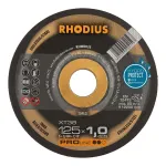 Rhodius XT38 pjovimo diskas 125x1,0x22,23 mm metalui