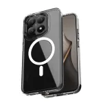 Crong Hybrid Clear Magnetic Case MagSafe, skirta &bdquo;Xiaomi 15T&ldquo; (permatoma)