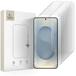 TECH-PROTECT Grūdinto stiklo ekrano apsauga 10 vnt. pakuotė, Samsung Galaxy S24 / S25, skaidri